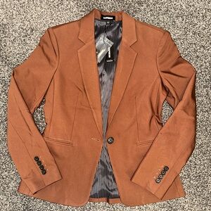 Express Chocolate Brown Blazer NWT